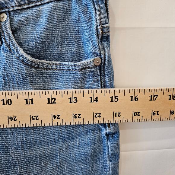 Madewell The Perfect Vintage Jean Raw Hem Light Blue Size 25 - Picture 9 of 12